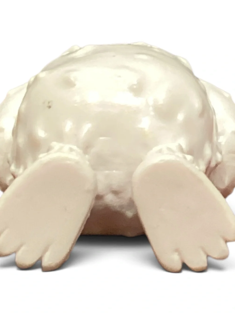 White & Blue Yeti Chew Bird Toy – Durable Pet-Friendly Playmate